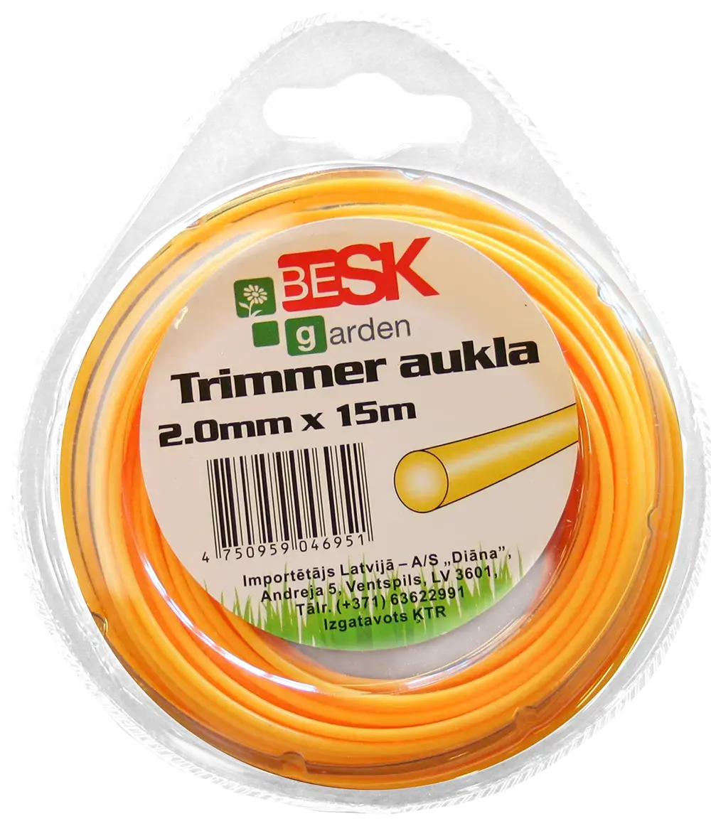 BESK Trimmer line 2.0mm*15m round
