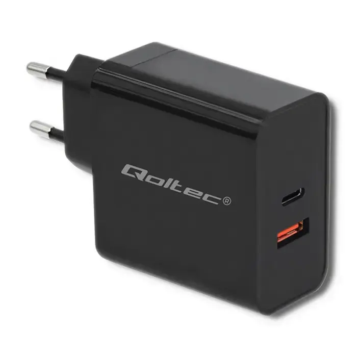 Qoltec Charger tīkla lādētājs | 60W | USB-C