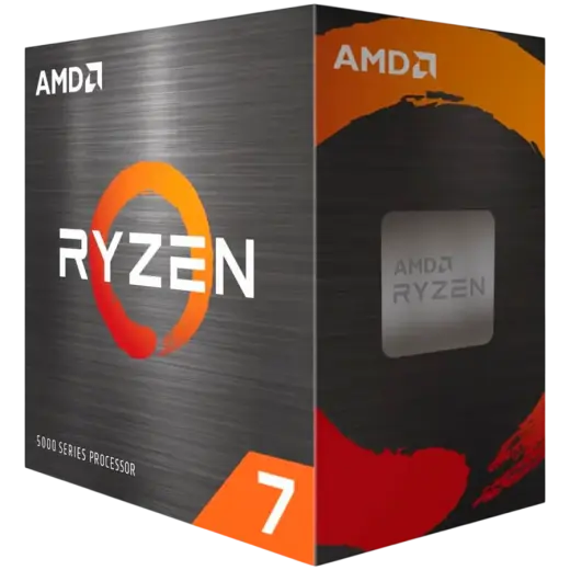 AMD CPU Desktop Ryzen 7 8C/16T 5700 (3.7/4.6GHz, 20MB,65W,AM4) box, with Wraith Stealth Cooler