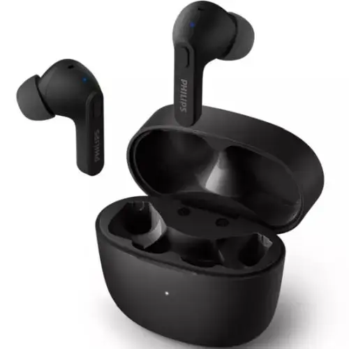 Philips TAT2206BK|00 Bluetooth bezvadu austiņas ar mikrofonu (IPX4)