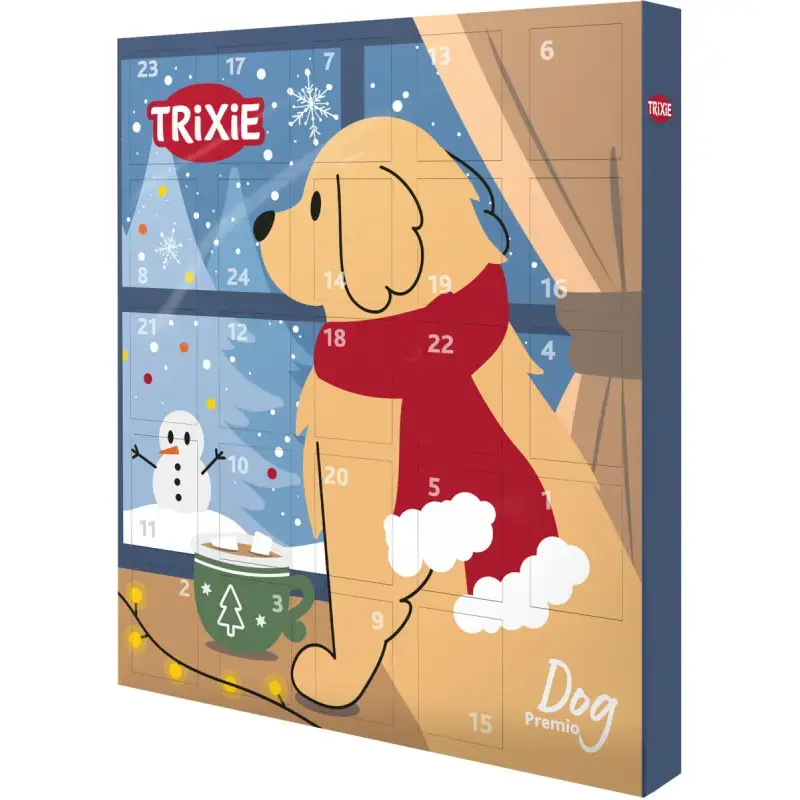 Trixie Christmas calendar for dogs - Xmas Advent calendar for dogs, 30*34*3.5 cm