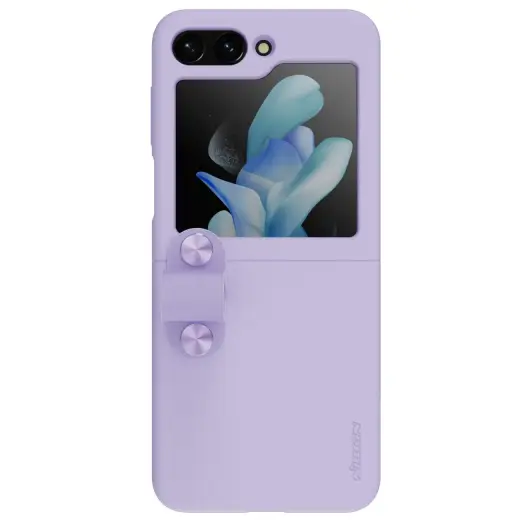 Nillkin Flex Flip Case with Hanger and Stand for Samsung Galaxy Z Flip 5 - Purple
