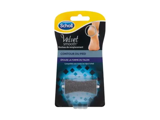 Scholl Velvet Smooth Foot Contour Roller Heads Pedicure 1 pc