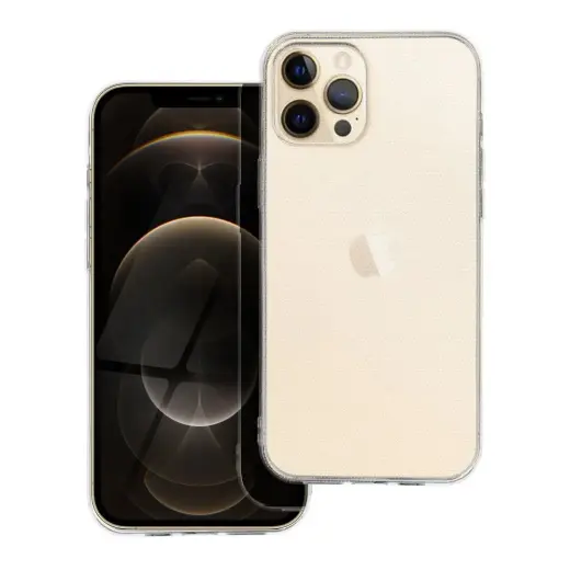 CLEAR 2 mm maciņš telefonam iPhone 12 Pro Max caurspīdīgs