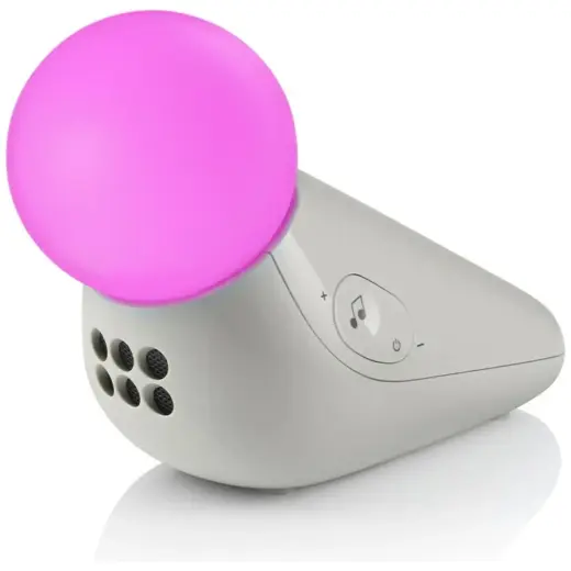 Motorola S1 Light and Sound Soother Night Light with Soothing Sounds white