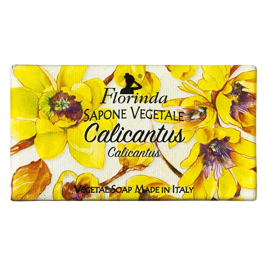 Florinda, Calicantus, Vegan, Hydrating, Scented Soap Bar , Body, 100 g