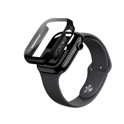 AmazingThing Radix Glass Case for Apple Watch 46mm â Black