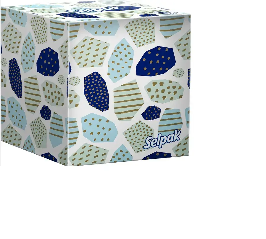 SELPAK Boutique cosmetic wipes, 3 ply