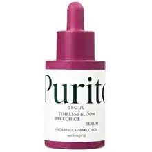 "Timeless Bloom Bakuchiol Revitalizing Serum - Anti-wrinkle facial serum with bakuchiol."