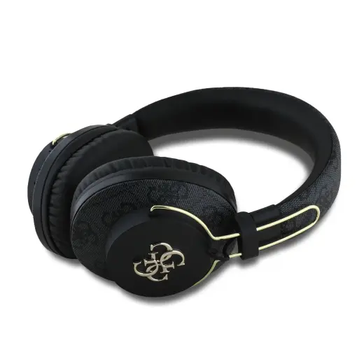 Guess PU 4G Metal Logo ENC Wireless Headphone Black