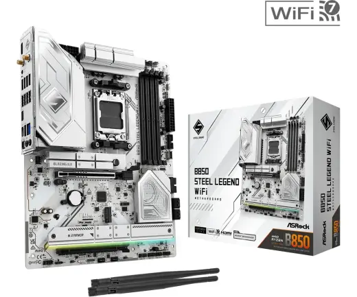 Motherboard B850 Steel Legend WiFi AM5 4DDR5 ATX 