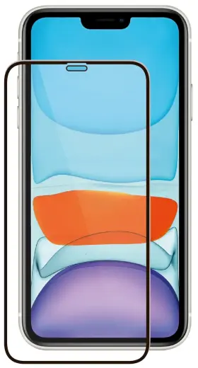Fusion 5D на весь экран защитное стекло для телефона iPhone 13 Mini черный