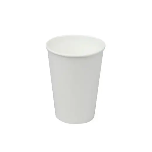Glāzes 180ml baltas kartona,diametrs 70mm, 100gab