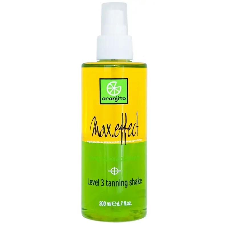 Oranjito Level 3 Shake 2-phase Tanning Bed Sunscreen 200 Ml
