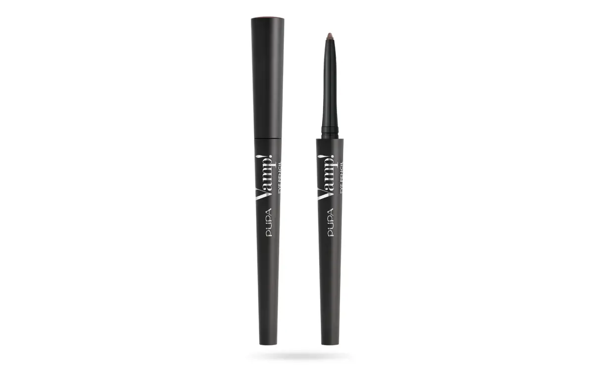 Pupa, Vamp!, Paraben-Free, Waterproof, Kohl Kajal Eyeliner, 202, Outstanding Brown, 0.35 g *Tester