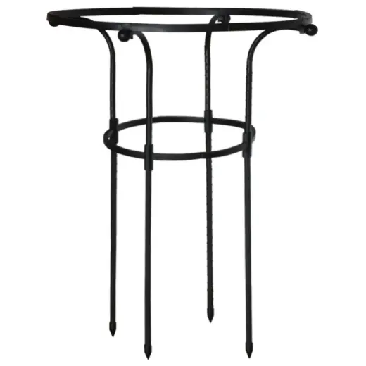 Support for houseplants D20/D40cm H65cm, black