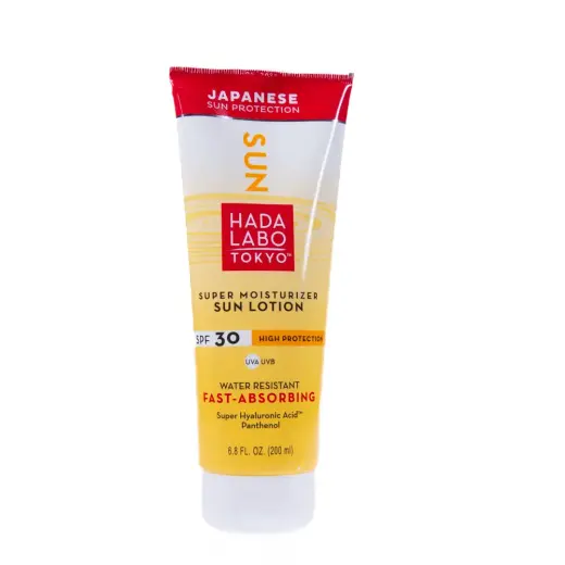 Hada Labo Tokyo, Sun, Hyaluronic Acid, Moisturiser, Sunscreen Lotion, 30, 200 ml