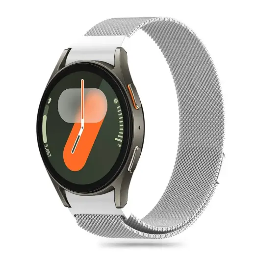 TECH-PROTECT MILANESEBAND SAMSUNG GALAXY WATCH 4 | 5 | 5 PRO | 6 | 7 | FE SILVER