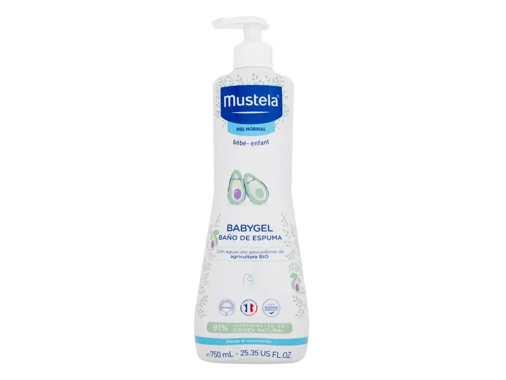 Mustela Bébé Multi-Sensory Bubble Bath Shower Gel 750 ml