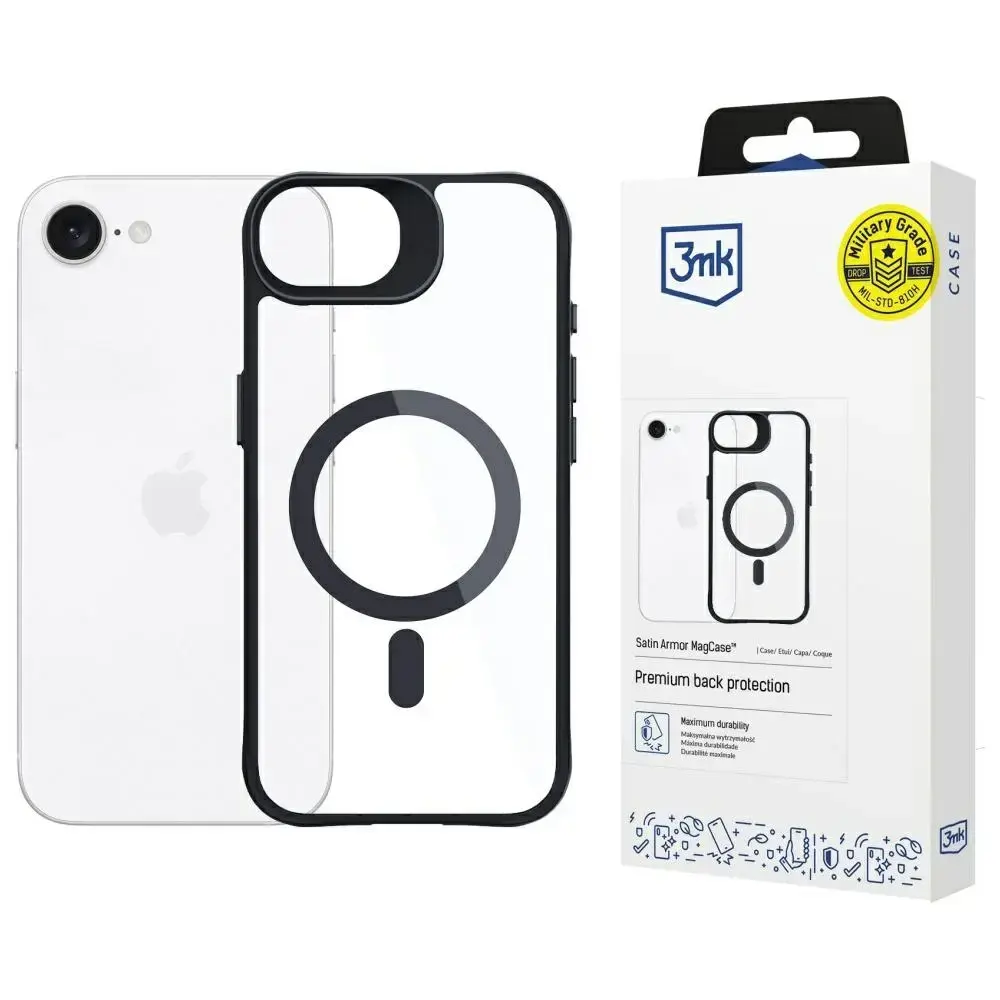 3MK Satin Armor MagCase for Apple    iPhone 16E