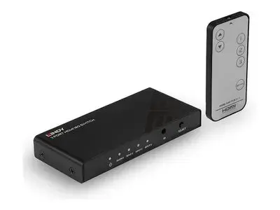 Lindy 3 Port HDMI 18G Switch - video|audio switch - 3 ports