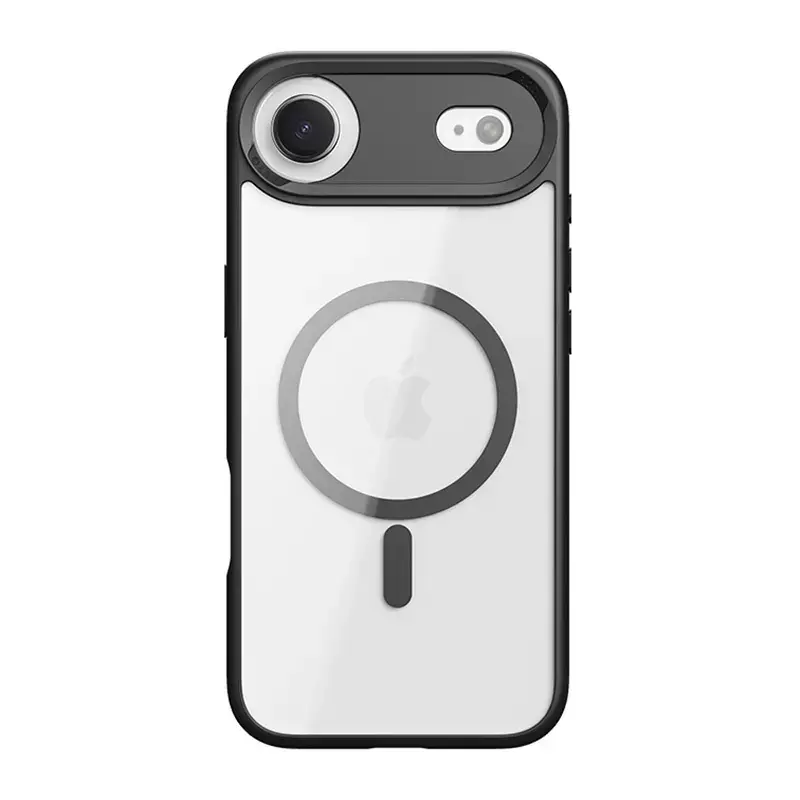 Rock Guard Lens Protection Series maciņš telefonam iPhone 17 Air caurspīdīgs melns