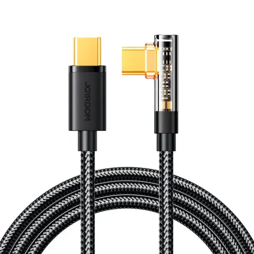 Joyroom S-CC100A6 datu pārraides un uzlādes vads | USB-C uz USB-C | 100W | 1.2m | melns