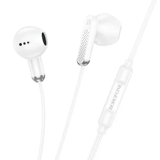 Borofone Earphones BM89 Surpass with microphone white