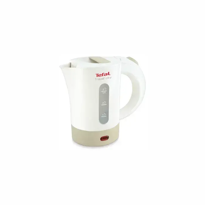 TEFAL Travel City ceļojumu tējkanna, 0.5 L, balta/bēša