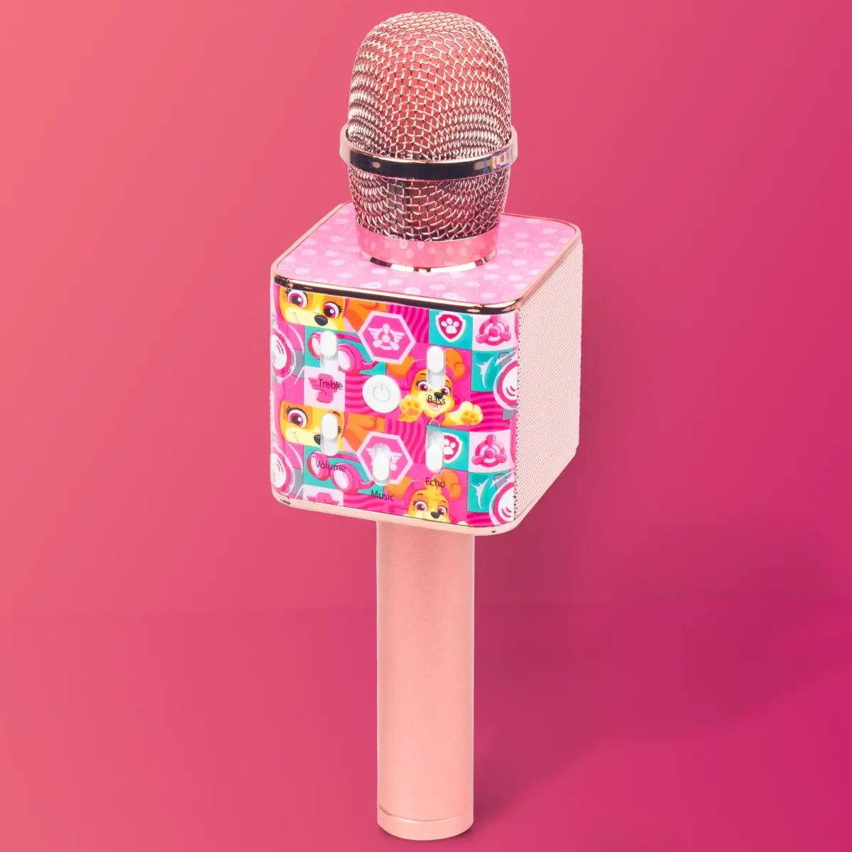 Paw Patrol karaoke microphone pink