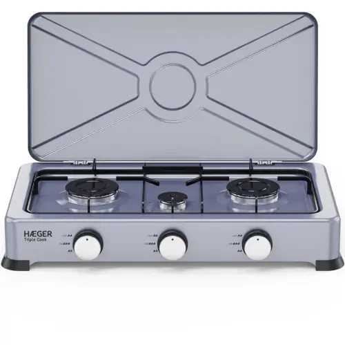 Haeger GC-03E.025A Triple Cook Trīsriņķu gāzes plītiņa