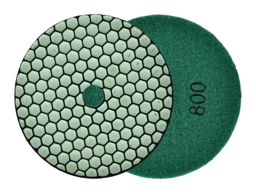 Dimanta disks sausai pulēšanai 125mm  800 keramikai