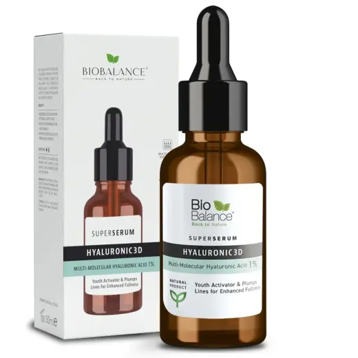 Bio Balance, Hyaluronic 3D, Hydrating & Plumping, Day & Night, Serum, For Face, 30 ml