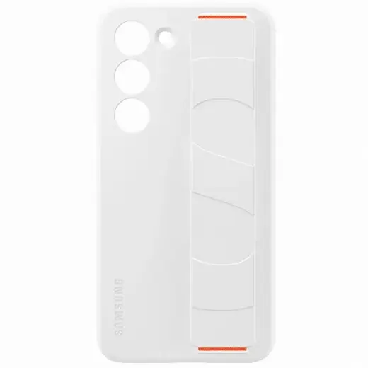 EF-GS911TWE Samsung Silicone Cover with Strap for Galaxy S23 White