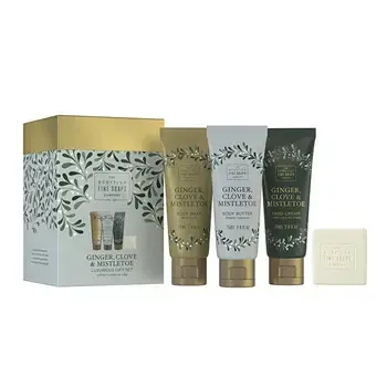 Ginger Body Care Set ( Zázvor, Hřebíček & Jmelí ) - Dárková sada péče o tělo