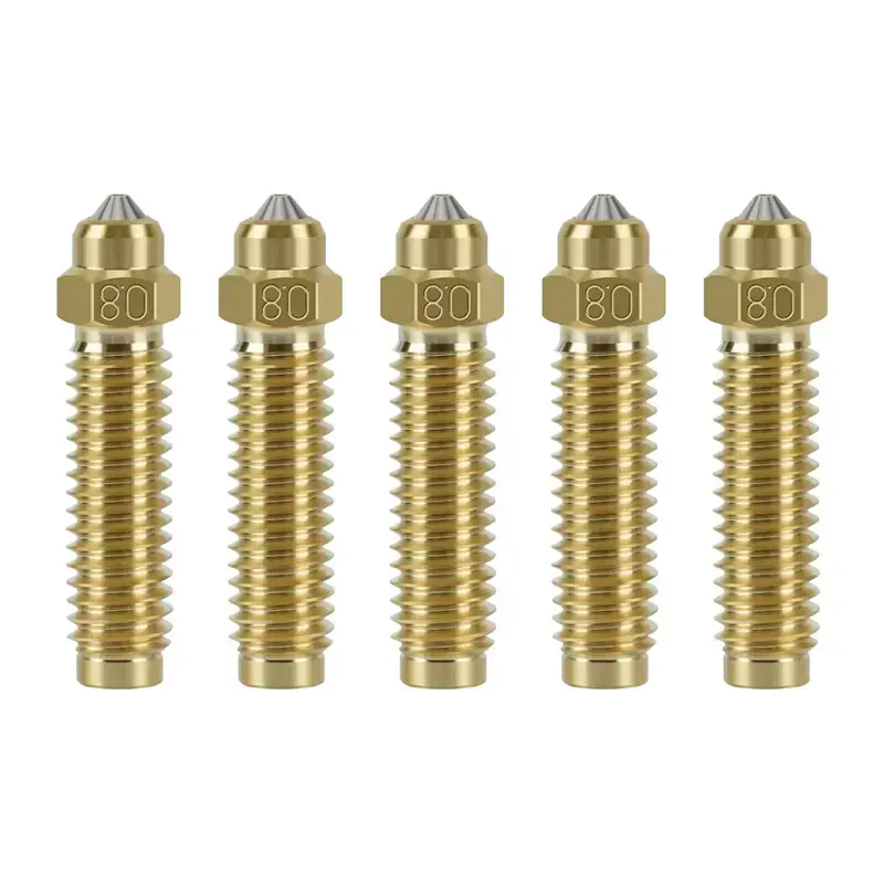 0.8 mm hardened brass nozzle set for ELEGOO Centauri Carbon
