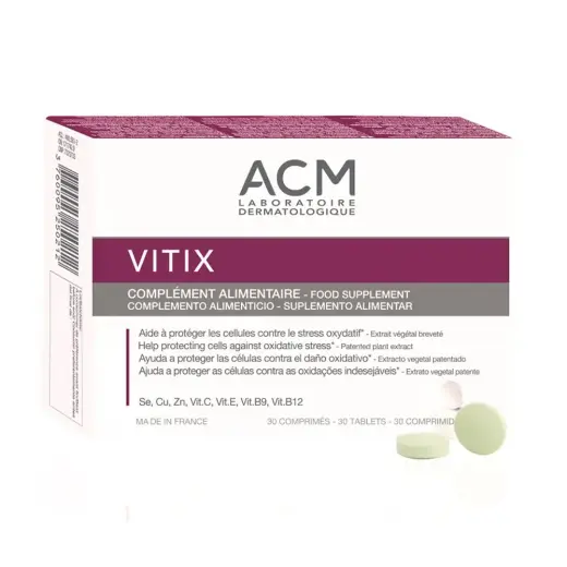 Laboratoire ACM, Vitix, Vitamins & Minerals, Protect Cells From Oxidative Stress, Vitamins, 30 pcs