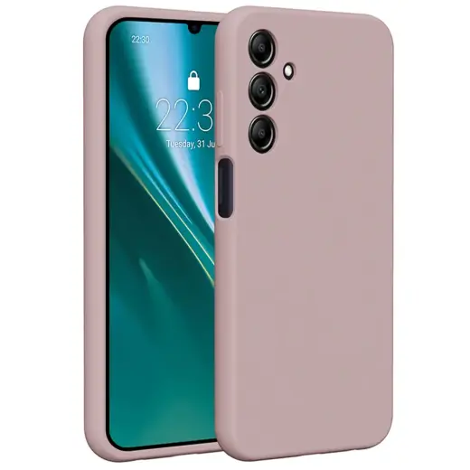 Etteri silikona telefona maciņš Samsung Galaxy A25 5G gaiši rozā