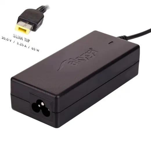 Notebook power supply Akyga AK-ND-24 20V | 3.25A 65W Slim Tip LENOVO 1.2m