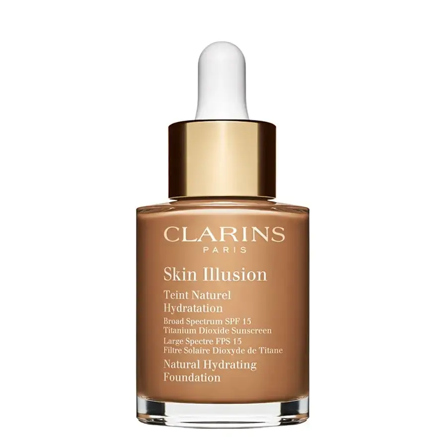 Clarins, Skin Illusion, Hydrating, Cream Foundation, 115, Cognac, SPF 15, 30 ml
