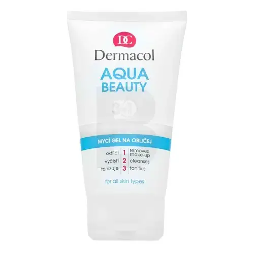 Dermacol Aqua Beauty 3in1 sejas attīrošs gels 150 ml