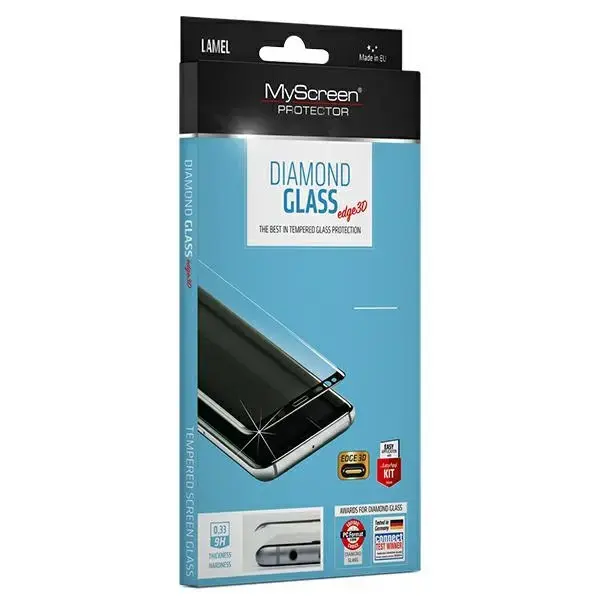 MS Diamond Glass Edge 3D tempered glass for phone Xiaomi 12 | Xiaomi 12X black