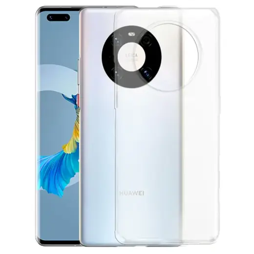 Fusion Ultra Back Case 1 mm izturīgs silikona aizsargapvalks Huawei Mate 40 Pro caurspīdīgs