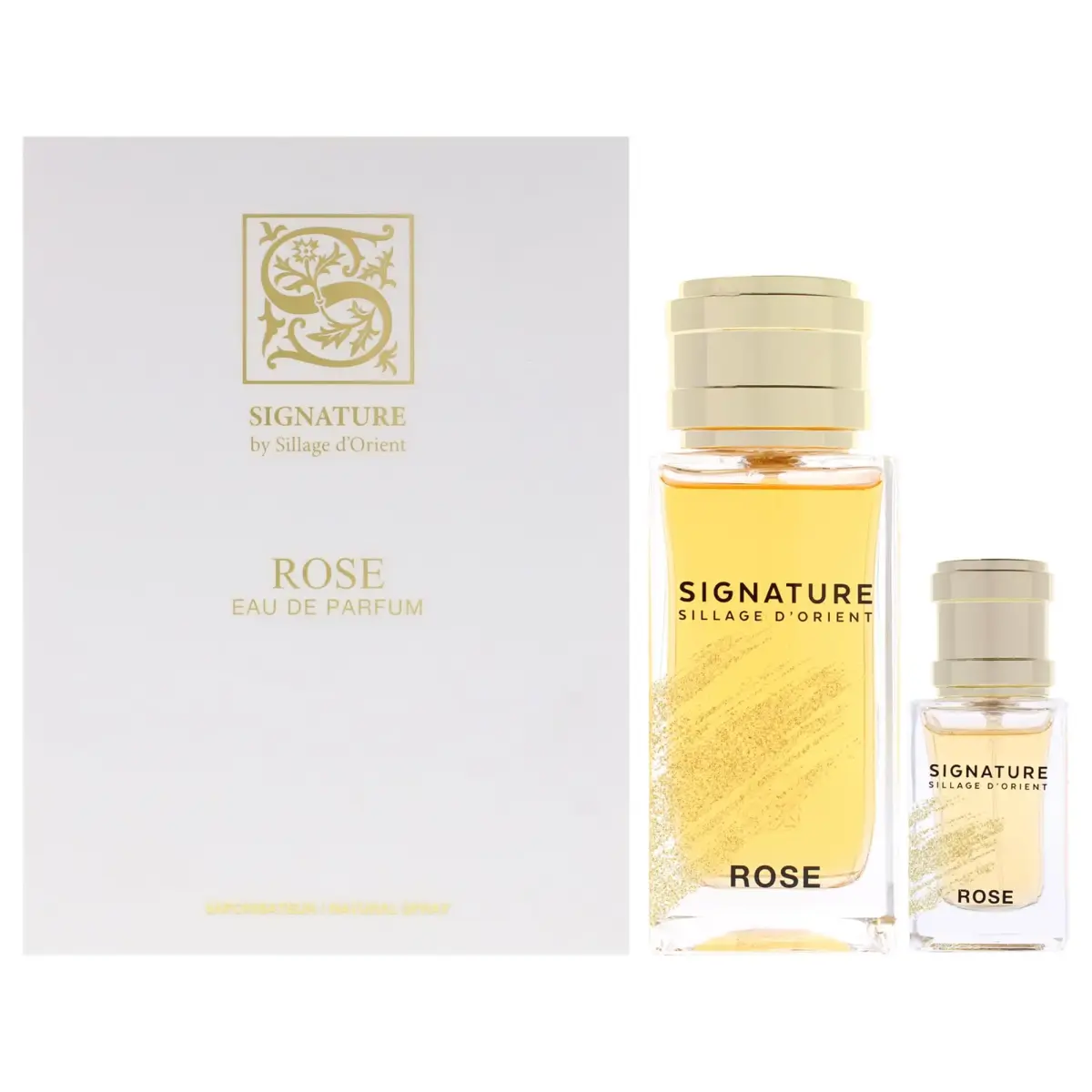 Set Signature Sillage D'Orient: Rose, Eau De Parfum, Unisex, 100 ml + Rose, Eau De Parfum, Unisex, 15 ml