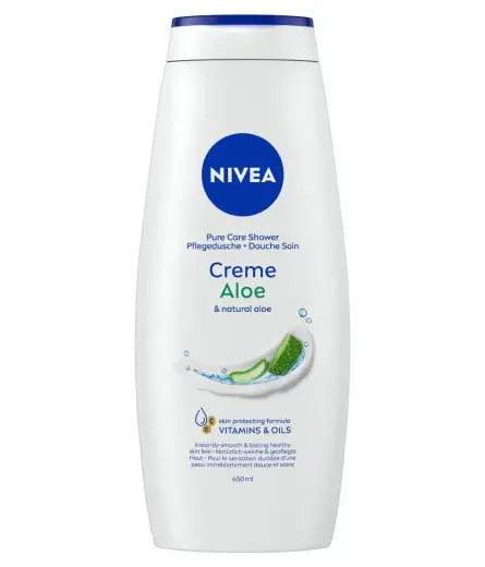 NIVEA Creme Aloe Shower Gel Treatment 650 Ml