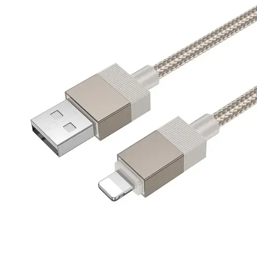 Hoco X110 провод для передачи данных и зарядки | USB-A на Lightning | 12W | 1m | золотой