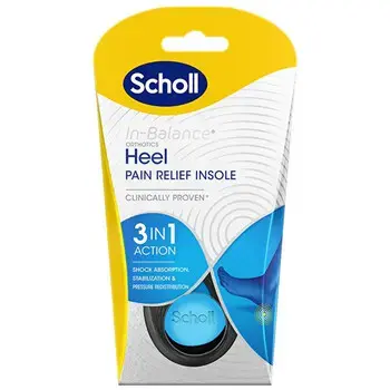 Scholl In-Balance Heel Pain Relief Insole ( 1 pair )
