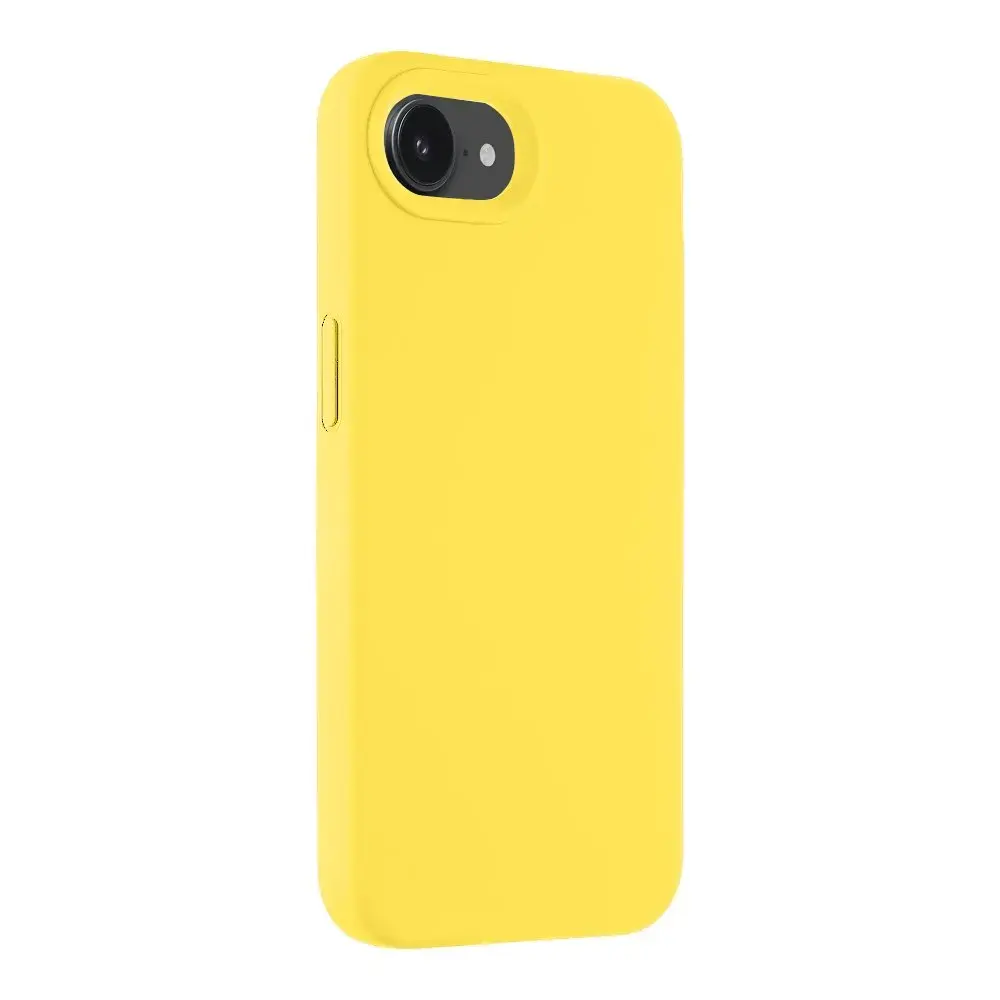 Tactical MagForce Velvet Smoothie telefoniümbris iPhone 16e jaoks, banaanikollane, MagSafe toega