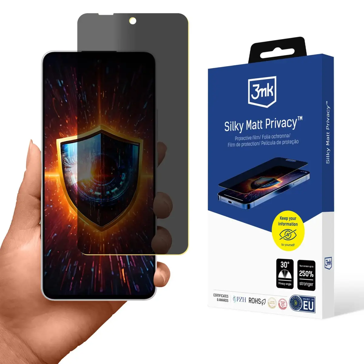 Oppo Reno 13F 4G/5G - 3mk Silky Matt Privacy