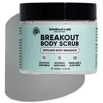 Breakout+aid Body Scrub - Body scrub for acne-prone skin 150ml